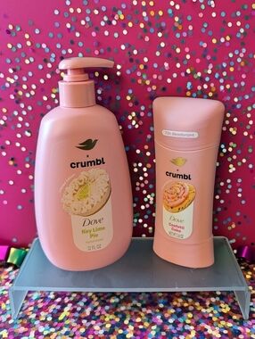 Dove x Crumbl Pink Key Lime Pie Hand Wash & Confetti Cookie Deodorant